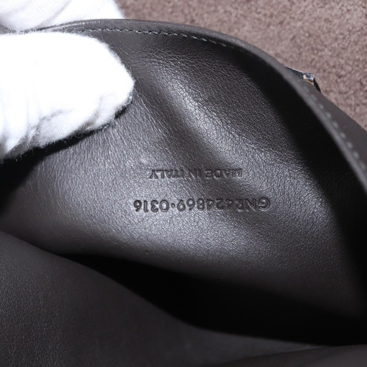 Saint Laurent Monogram Cabas Leather, GRAY, LEATHER, Tote bag