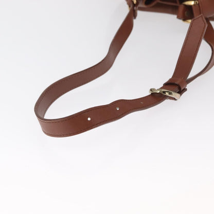 Burberry Vintage Shoulder Bag Leather, BROWN, LEATHER, Shoulder bag