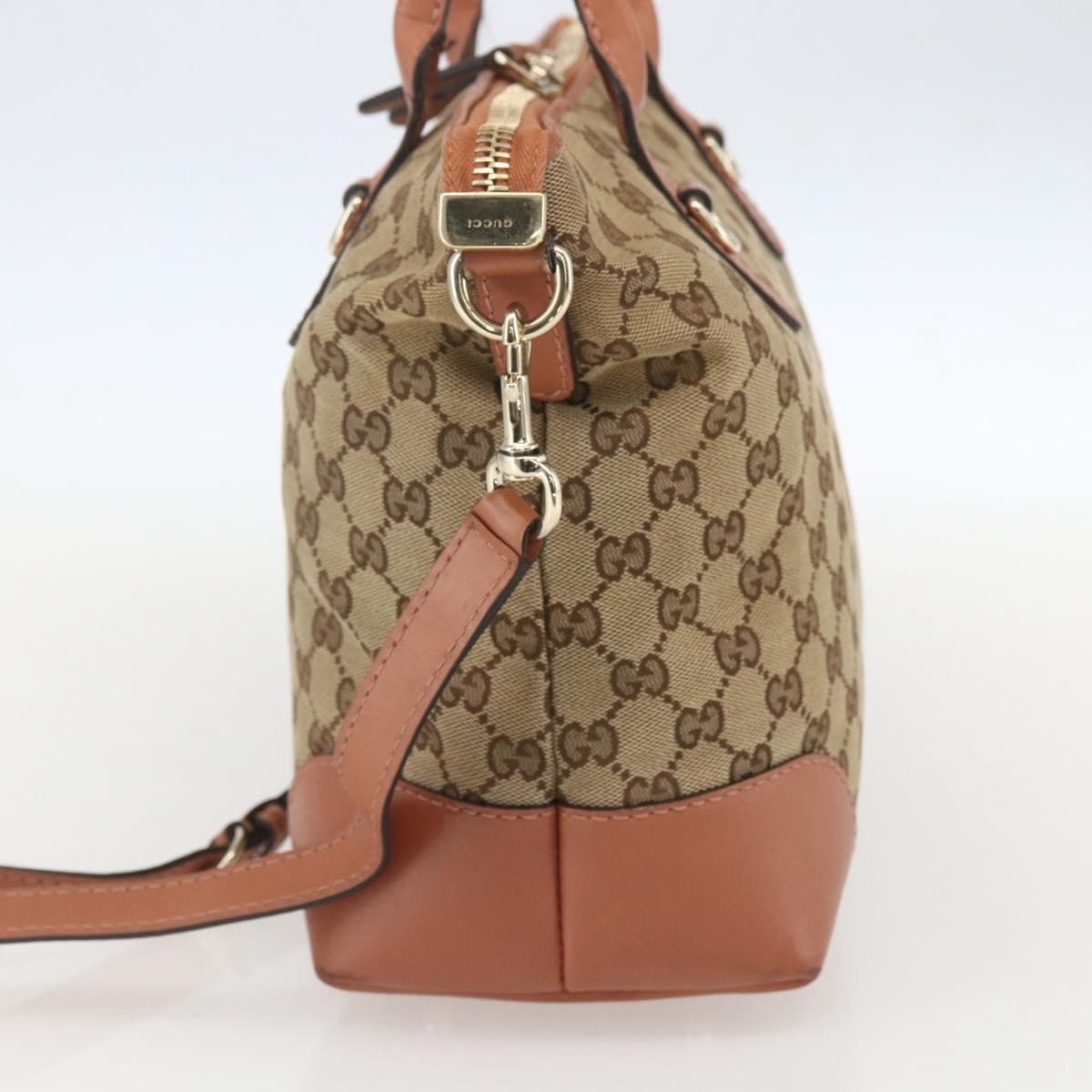Gucci Vintage tote Canvas, BROWN, CANVAS, Tote bag