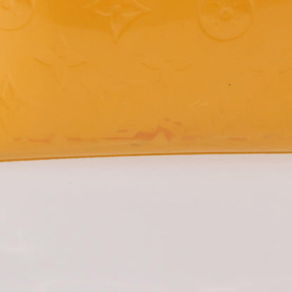 Louis Vuitton Wilshire Handbag Monogram Vernis, YELLOW, PATENT_LEATHER, Handbag