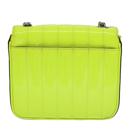Saint Laurent Vicky Crossbody Bag Vertical Quilted Patent, YELLOW, PATENT_LEATHER, Crossbody bag