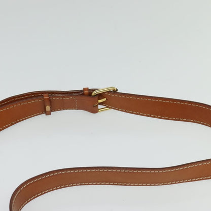 Celine Vintage Macadam Shoulder Bag Canvas and Leather, Brown, Canvas, Shoulder Bag