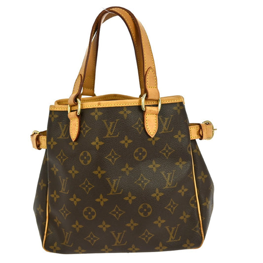 Louis Vuitton Batignolles Handbag Monogram Canvas, Brown, Canvas, Tote Bag