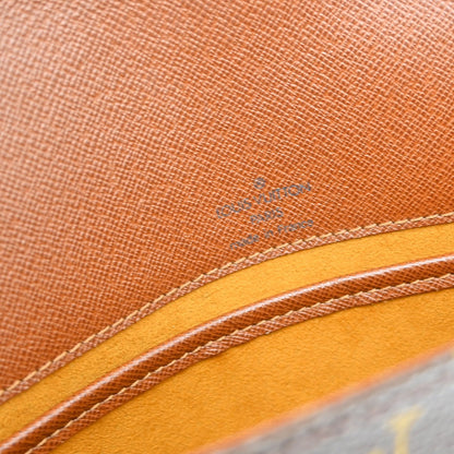 Louis Vuitton Musette Tango Handbag Monogram Canvas, Brown, Canvas, Shoulder Bag