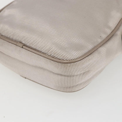 Salvatore Ferragamo Vala Shoulder Bag Nylon, BEIGE, NYLON, Shoulder bag