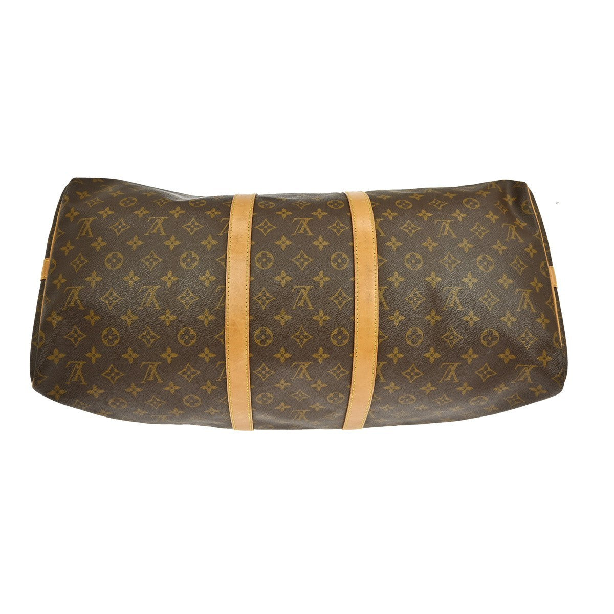 Louis Vuitton Keepall Bandouliere Bag Monogram Canvas, BROWN, CANVAS, Travel bag