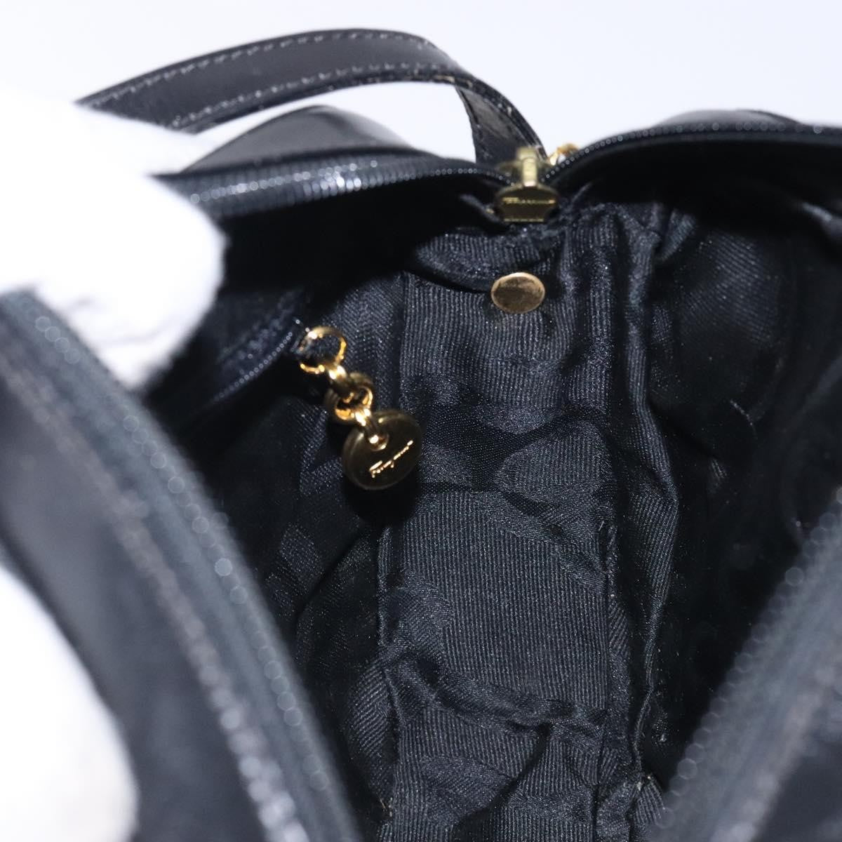 Salvatore Ferragamo Vala Shoulder Bag Leather, BLACK, LEATHER, Shoulder bag