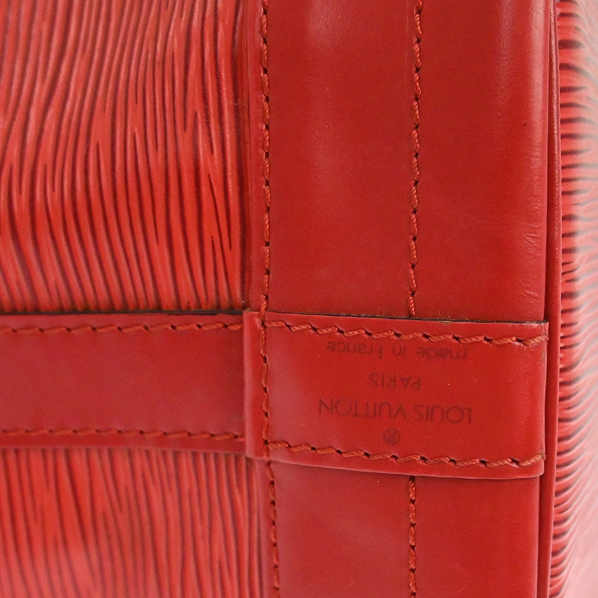 Louis Vuitton Noe Handbag Epi Leather, Red, Leather, Shoulder Bag
