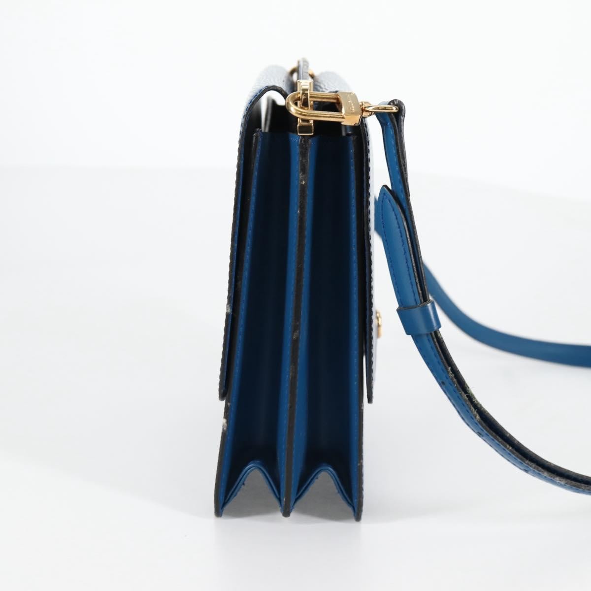 Louis Vuitton Grenelle Shoulder Bag Epi Leather, BLUE, LEATHER, Shoulder bag