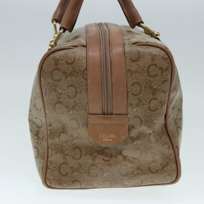 Celine Vintage Macadam Handbag Macadam, BEIGE, LEATHER, Handbag