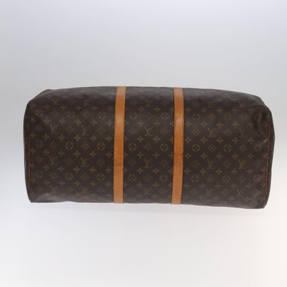 Louis Vuitton Keepall Bag Monogram Canvas, BROWN, CANVAS, Travel bag