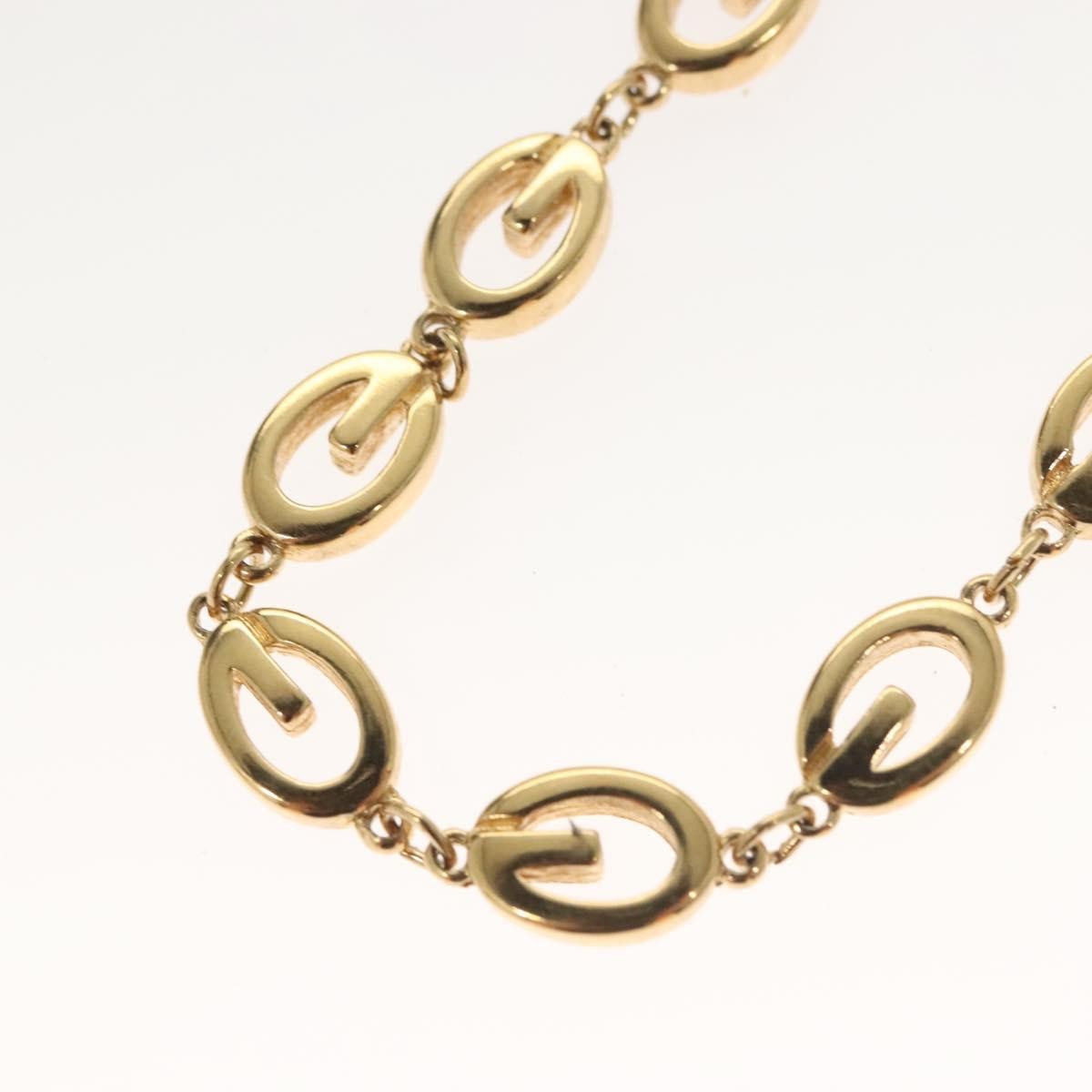 Givenchy Logo G Necklace Gold Plated, GOLD, METAL, Necklace