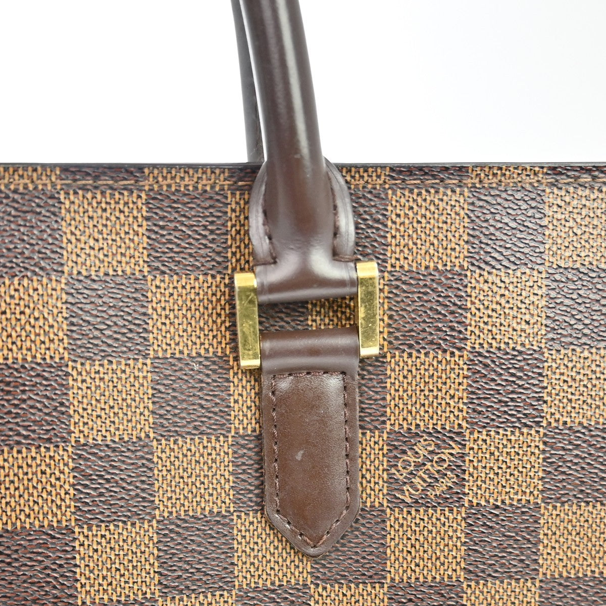 Louis Vuitton Venice Sac Plat Bag Damier, Brown, Canvas, Tote Bag