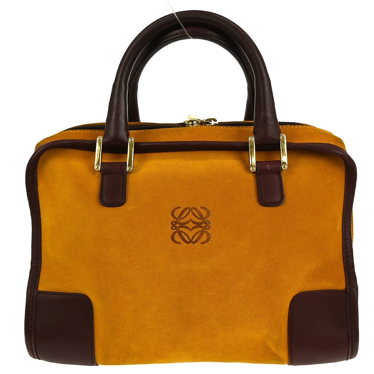 Loewe Amazona Bag Suede, BROWN, SUEDE, Handbag