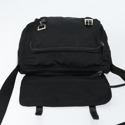 Prada SHOULDER BAG NYLON Black, BLACK, NYLON, Shoulder bag