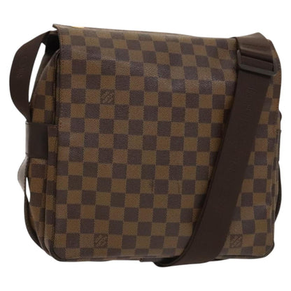 Louis Vuitton Naviglio Handbag Damier, BROWN, CANVAS, Shoulder bag