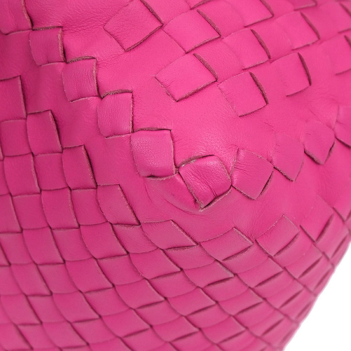 Bottega Veneta Intrecciato Handbag Leather, Pink, Leather, Handbag