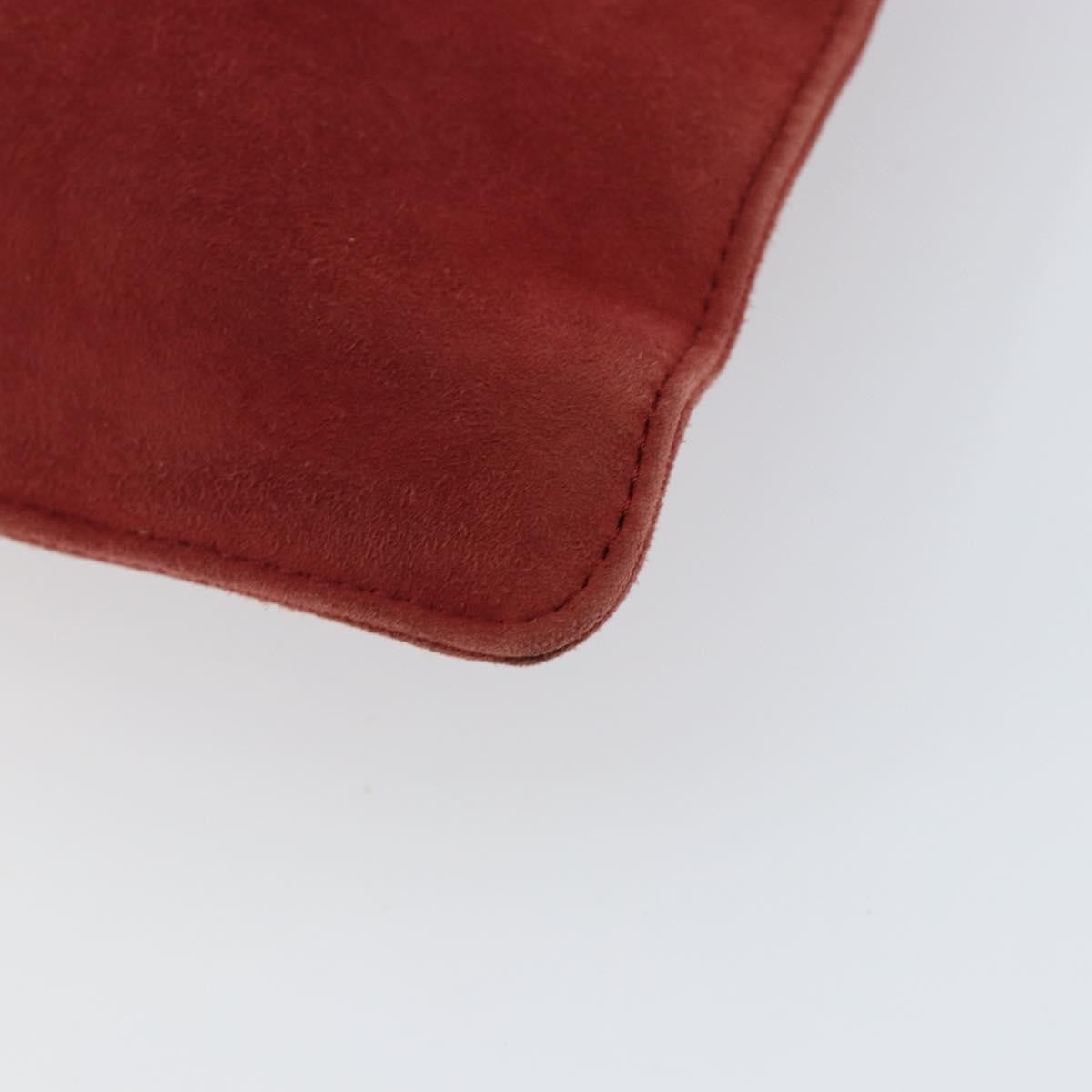 Loewe Anagram Tote Suede, RED, SUEDE, Tote bag