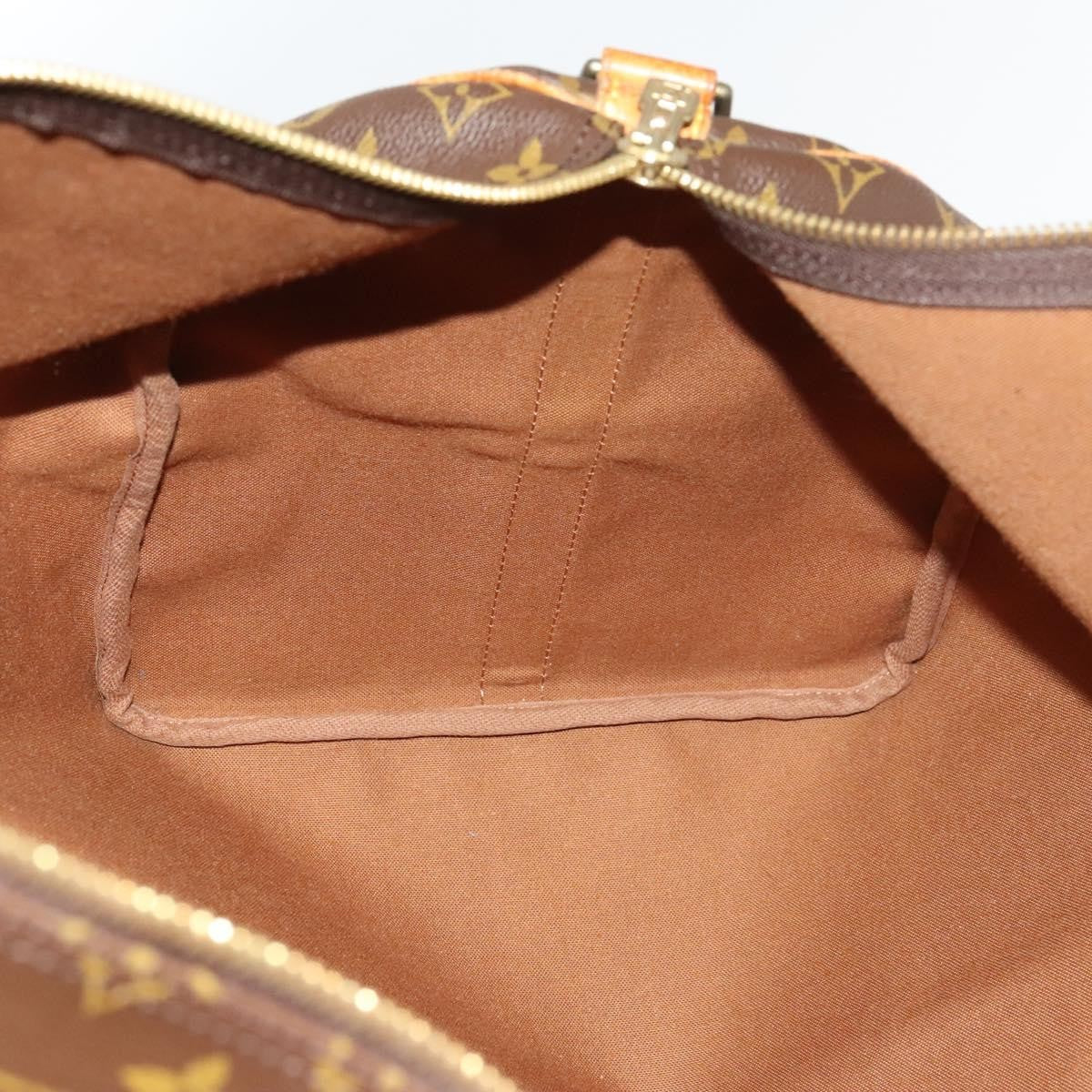 Louis Vuitton Keepall Bandouliere Bag Monogram Canvas, BROWN, CANVAS, Travel bag