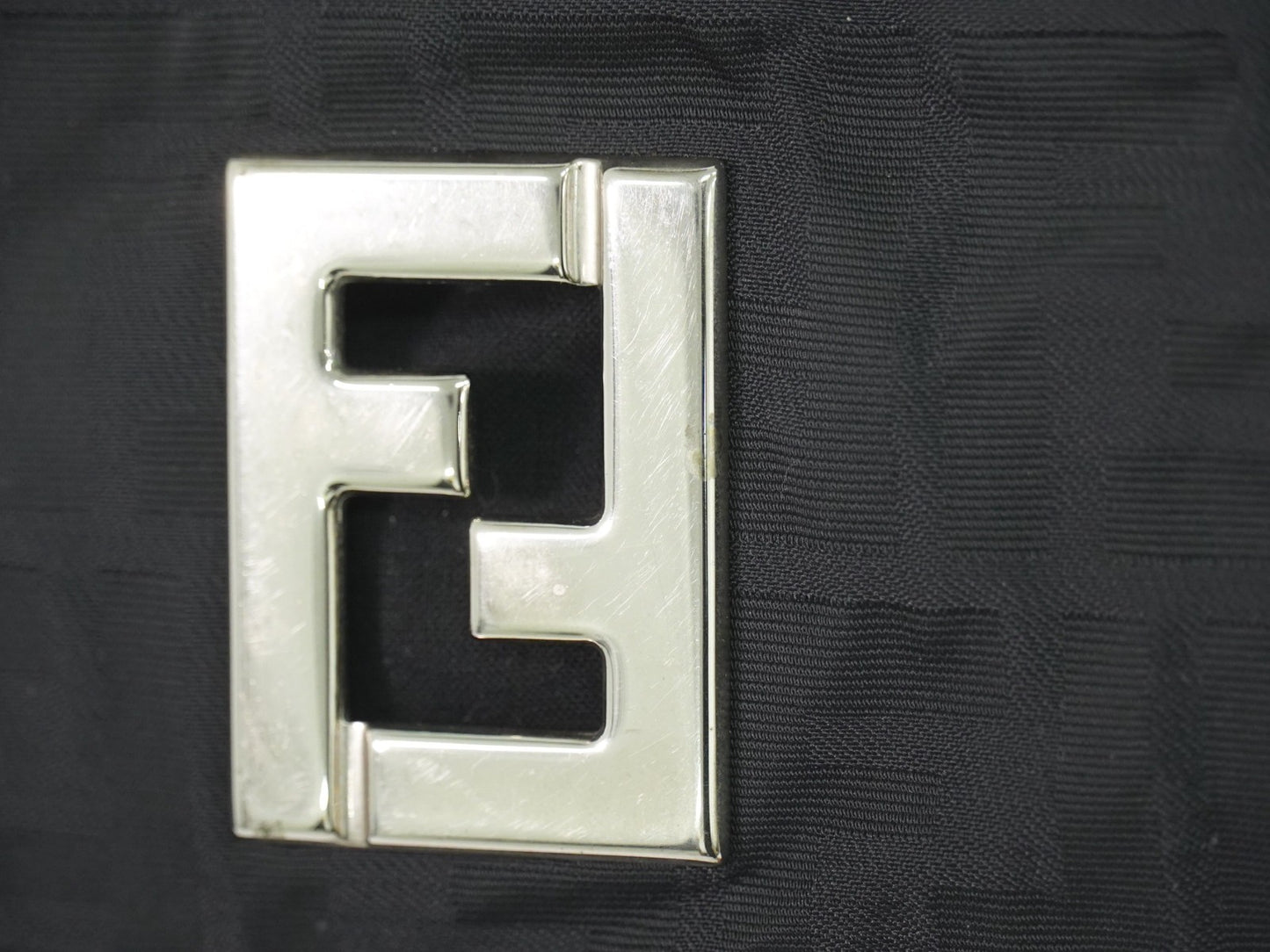 Fendi Zucca Tote bag Canvas, Black, Canvas, Tote Bag