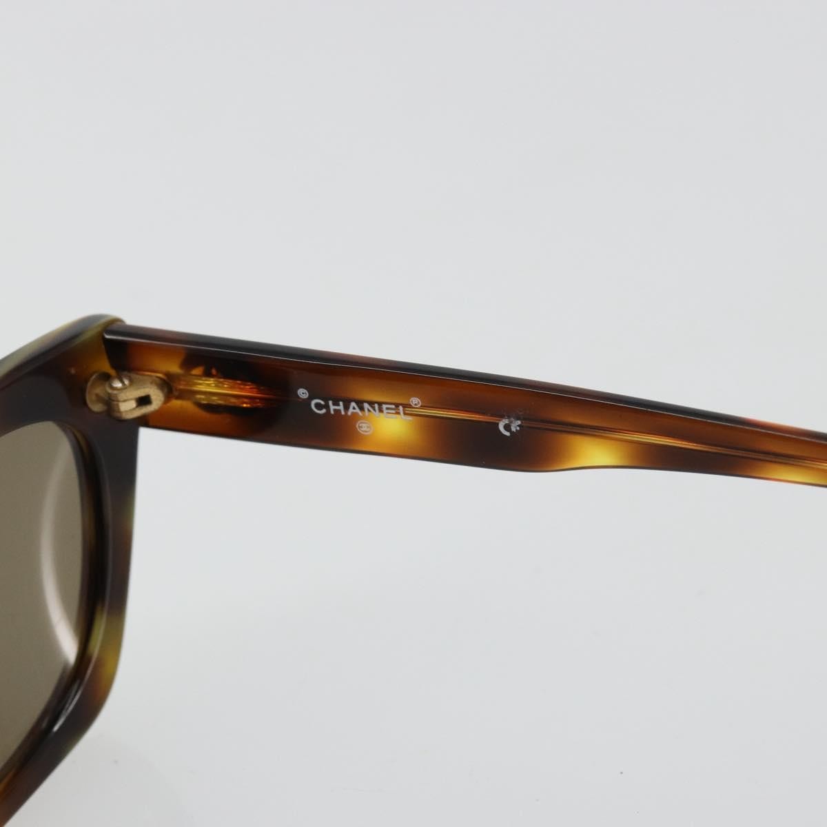 Chanel Logo CC Sunglasses Plastic, Brown, Plastic, Sunglasses