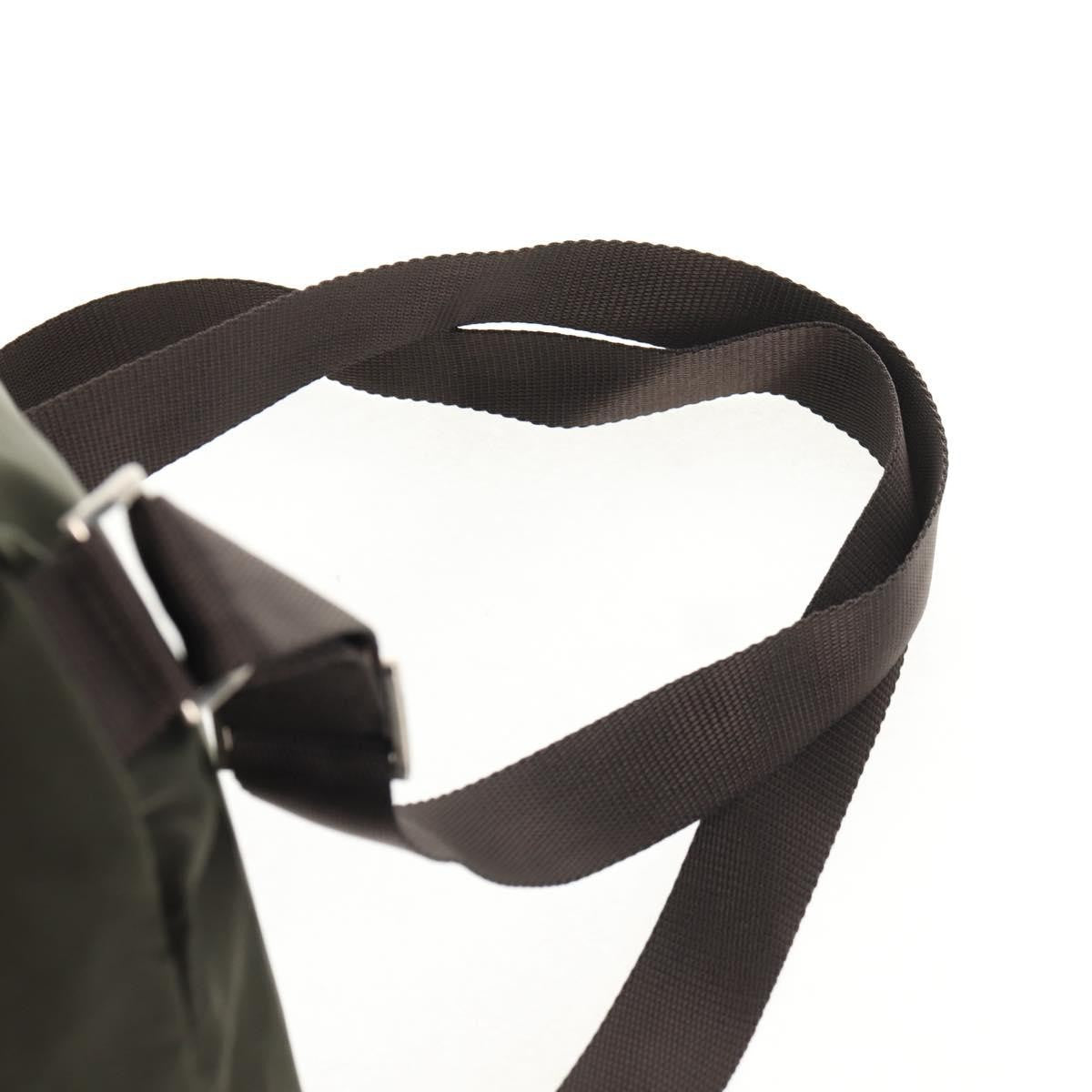 Prada Double Front Pocket Backpack Tessuto, KHAKI, NYLON, Backpack
