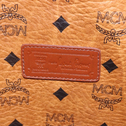 MCM Visetos Shoulder bag PVC, BROWN, CANVAS, Shoulder bag