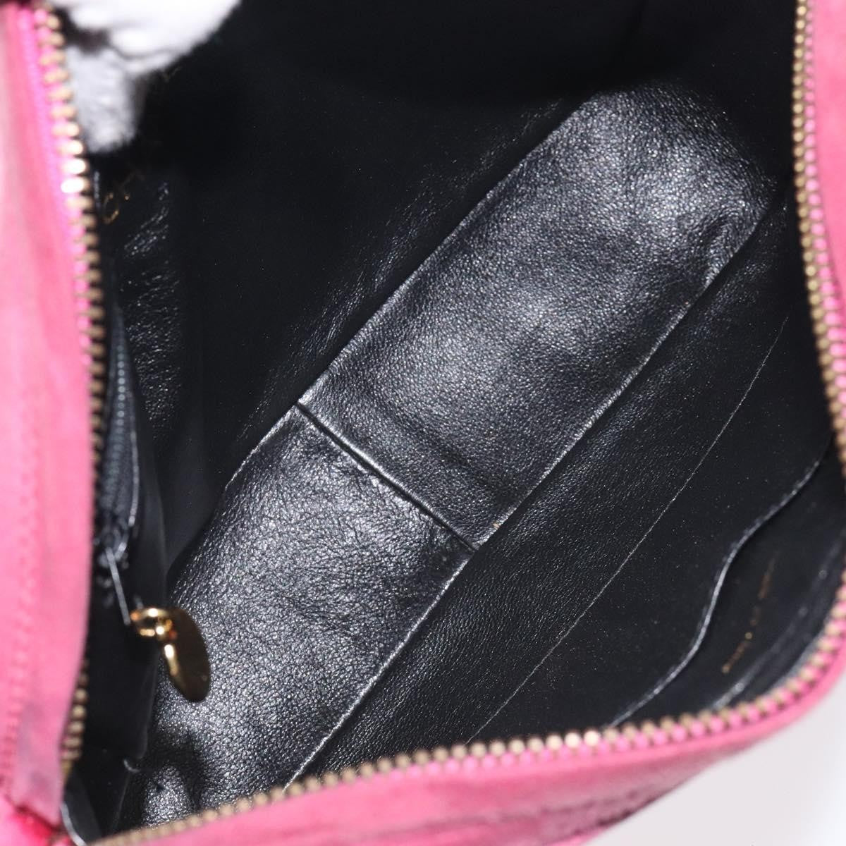 Chanel Vintage Camera bag Suede, PINK, SUEDE, Crossbody bag