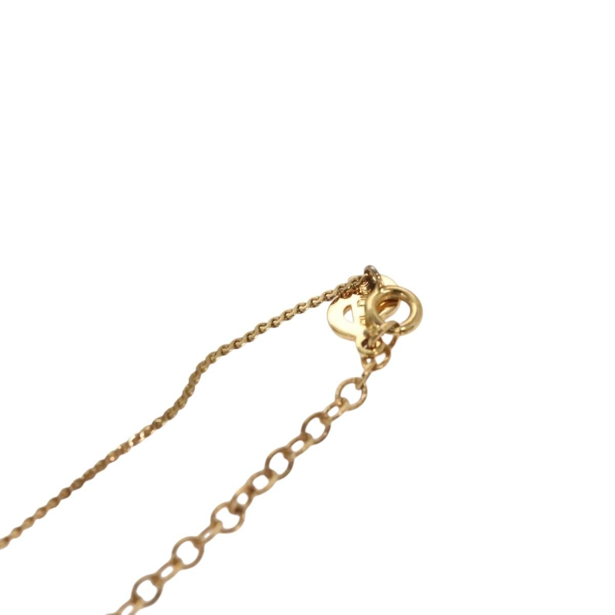 Christian Dior CD Pendant Necklace Metal, GOLD, METAL, Necklace