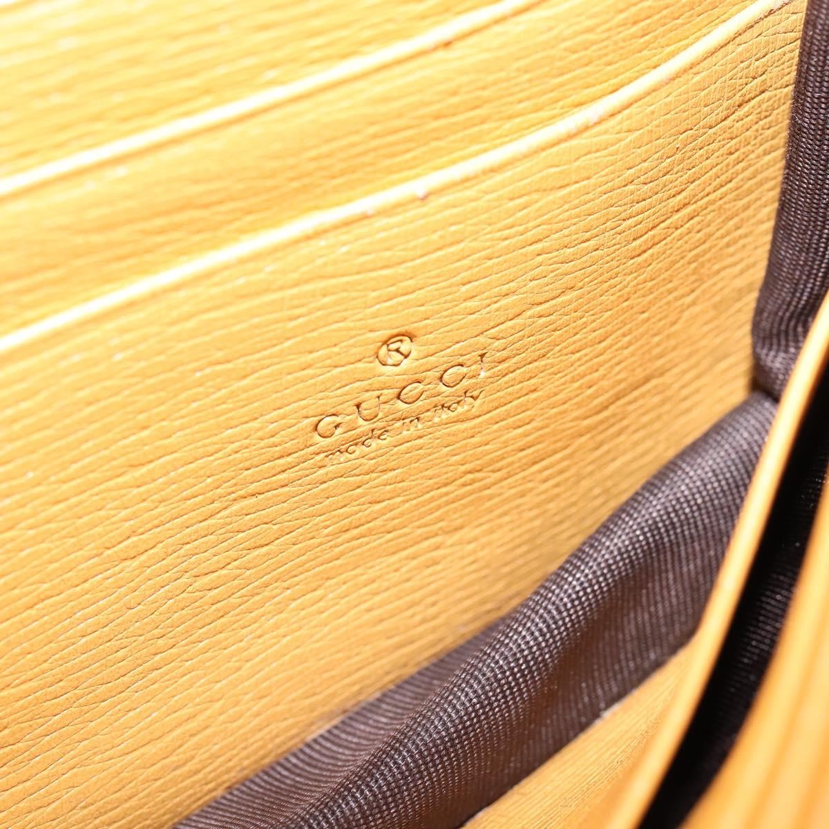 Gucci Betty Chain Wallet Leather, YELLOW, LEATHER, Clutche & pouche