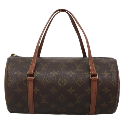 Louis Vuitton Papillon Handbag Monogram Canvas, BROWN, CANVAS, Handbag