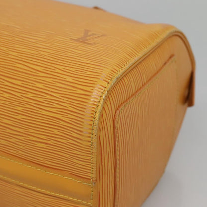 Louis Vuitton Speedy Handbag Epi Leather, YELLOW, LEATHER, Handbag