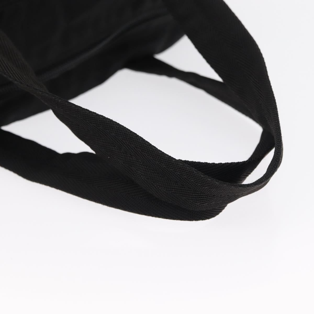 Prada Vintage Zip Handbag Tessuto, BLACK, NYLON, Handbag