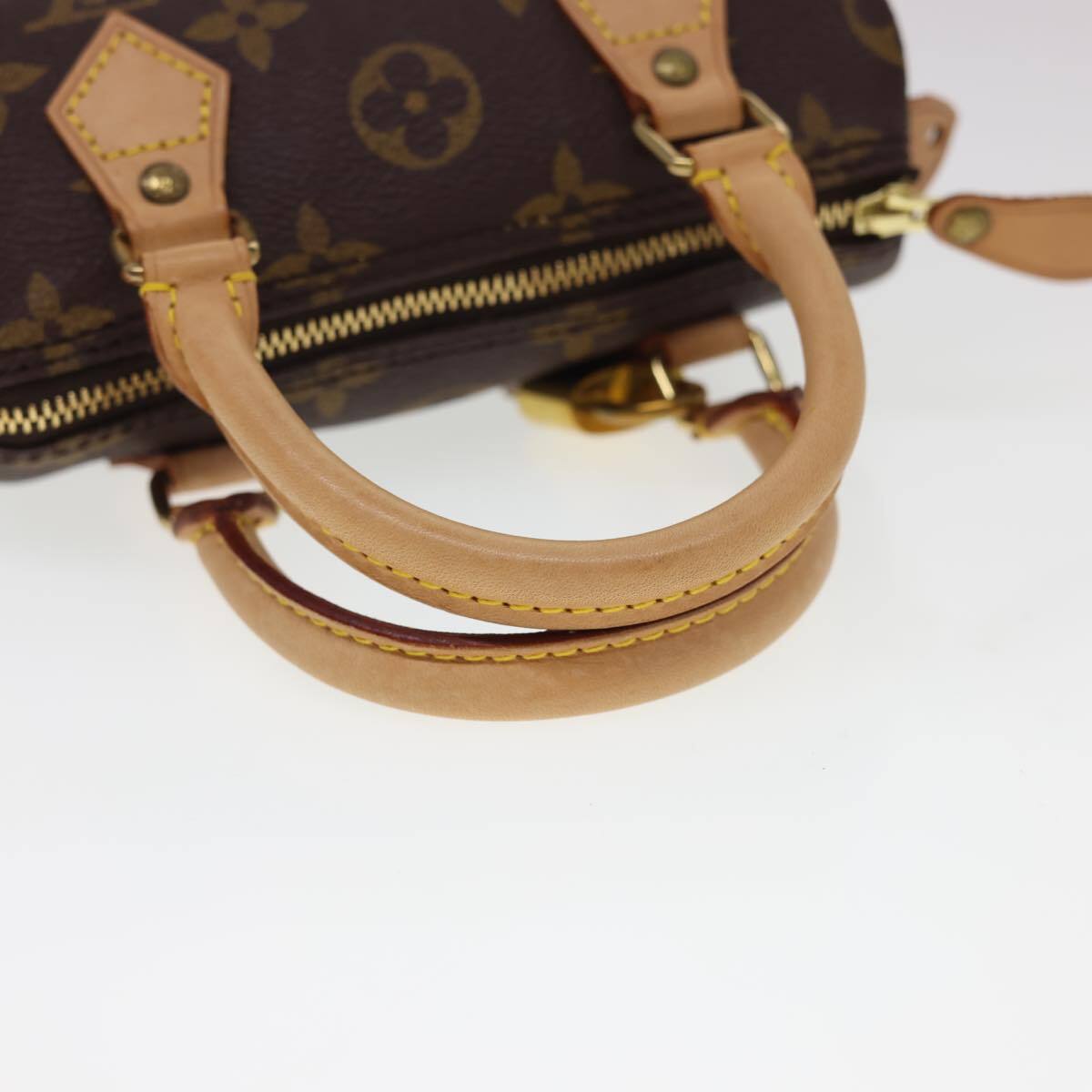 Louis Vuitton Speedy Mini HL Handbag Monogram Canvas, BROWN, CANVAS, Handbag