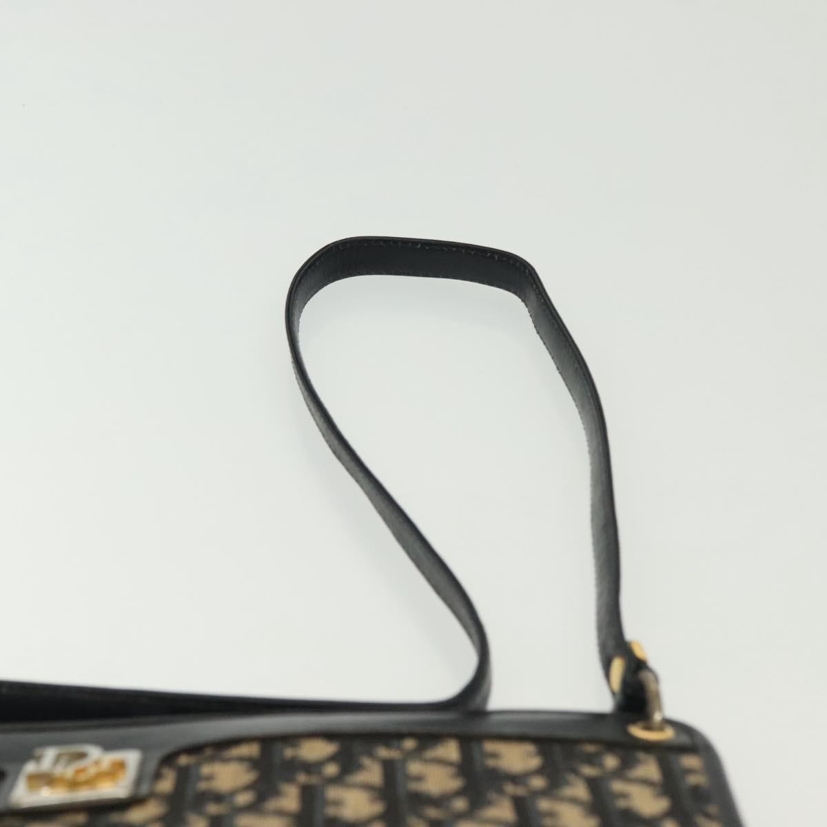 Christian Dior wristlet zip dior Canvas, NAVY, CANVAS, Shoulder bag