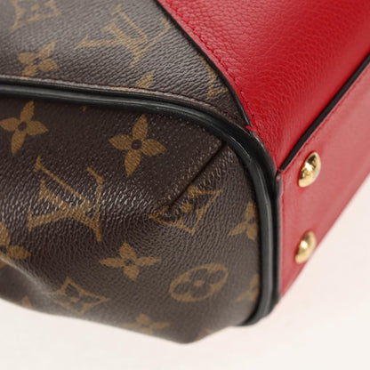 Louis Vuitton Kimono Handbag Monogram Canvas and Leather, Red, Canvas, Handbag