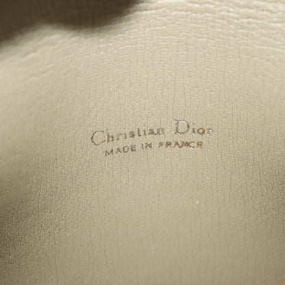Christian Dior Vintage Honeycomb Shoulder Bag Canvas, BEIGE, CANVAS, Shoulder bag