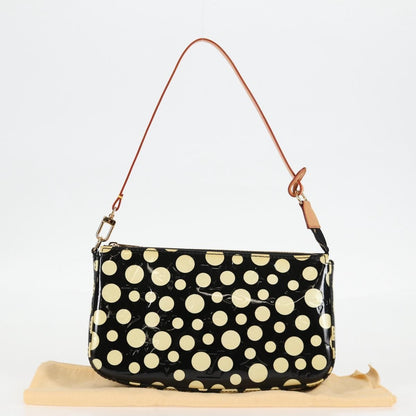 Louis Vuitton Pochette Accessoires Yayoi Kusama Painted Dots Monogram vernis, BLACK, PATENT_LEATHER, Clutche & pouche