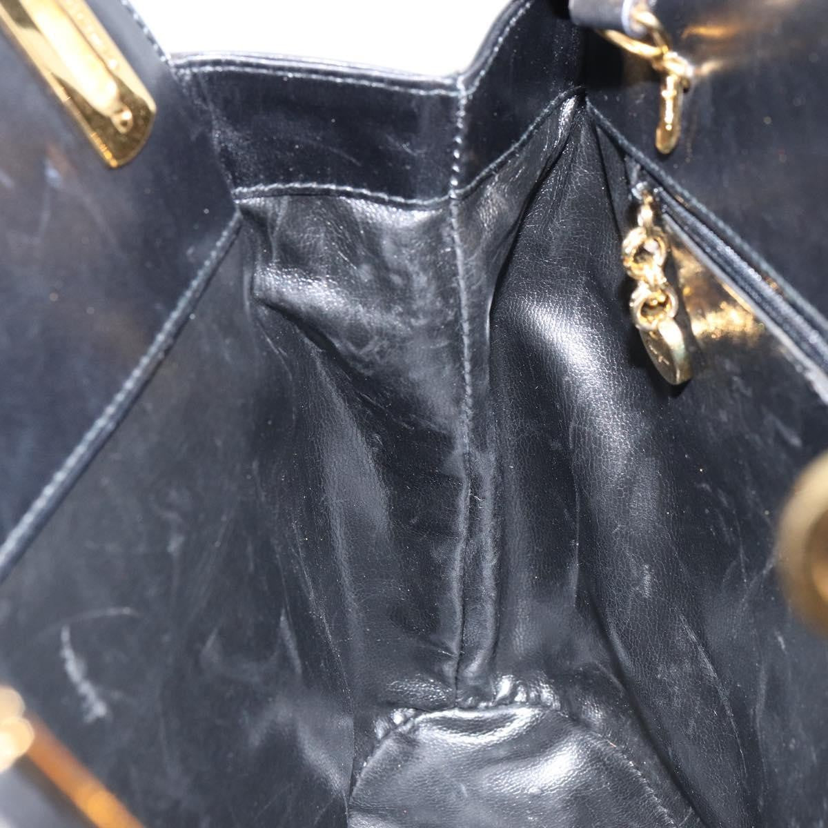 Salvatore Ferragamo Wanda Handbag Leather, BLACK, LEATHER, Handbag