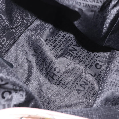 Chanel Ice Cream Sundae Shoulder Bag Printed Canvas, PINK, CANVAS, Shoulder bag