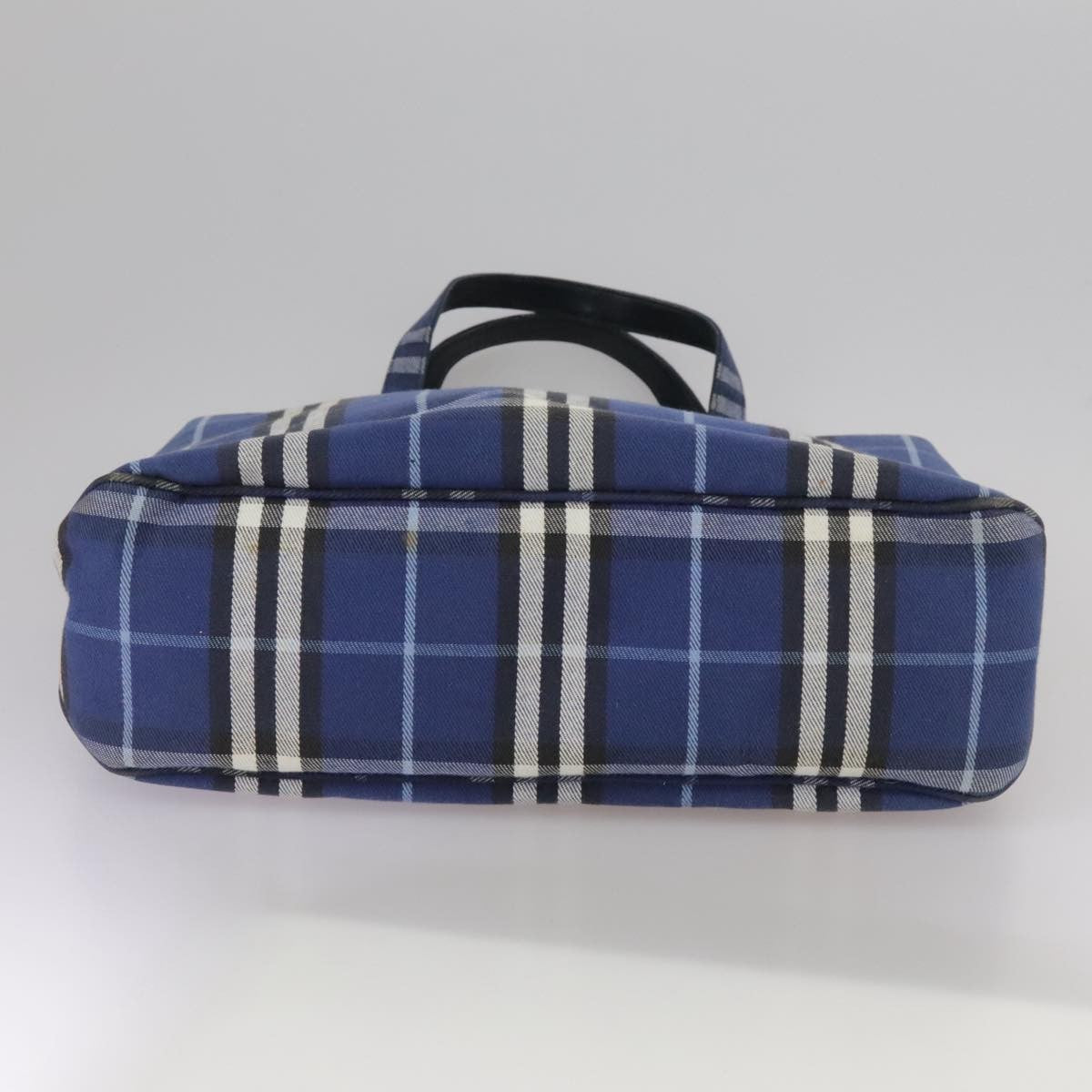 Burberry Nova Check Tote canvas check pattern, BLUE, CANVAS, Tote bag