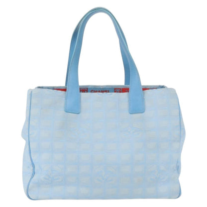 Chanel Travel Line Tote Nylon, BLUE, NYLON, Tote bag