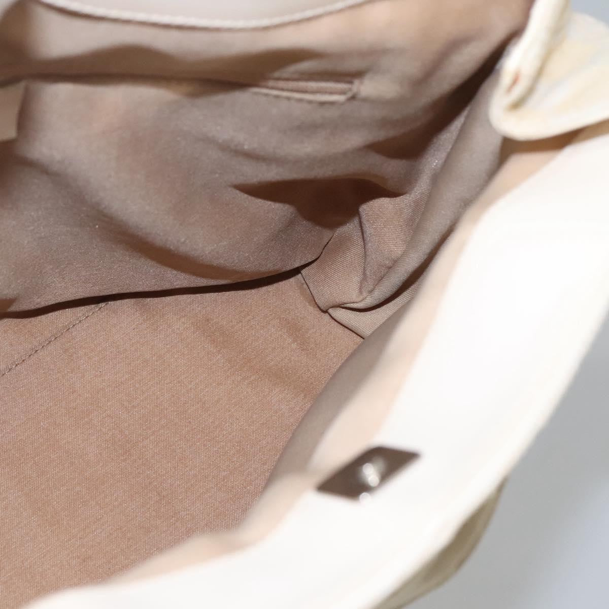 Gucci Double Pocket Tote GG Canvas, BEIGE, CANVAS, Shoulder bag