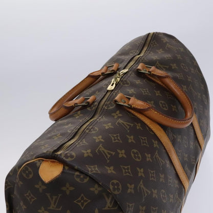 Louis Vuitton Keepall Bag Monogram Canvas, BROWN, CANVAS, Travel bag