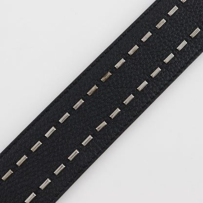 Fendi Selleria Strap You Shoulder Strap Leather, BLACK, LEATHER, Straps