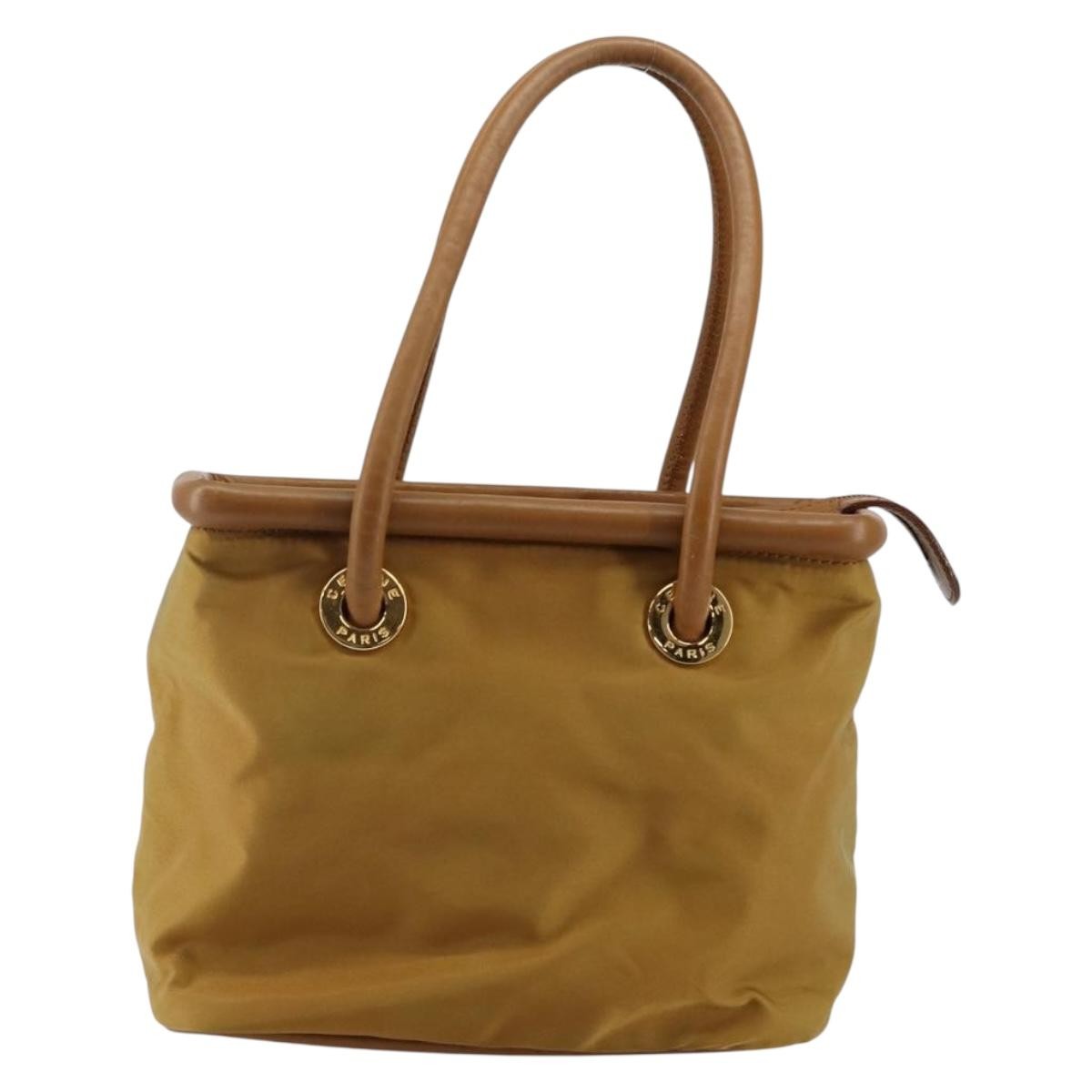 Celine Tote bag Nylon, BROWN, NYLON, Tote bag