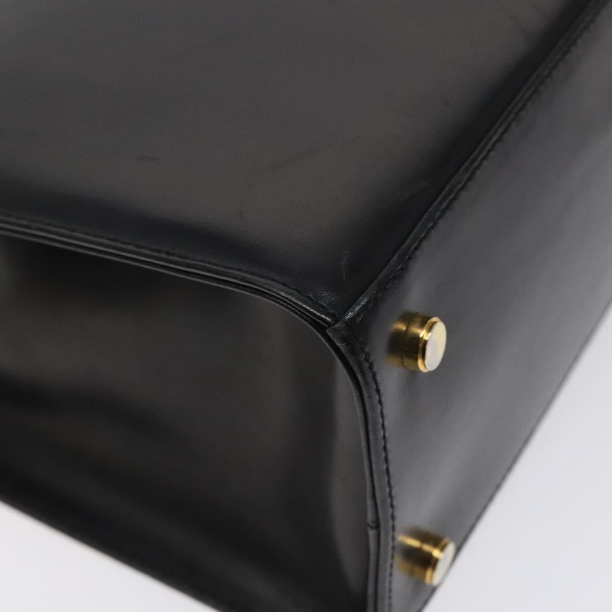 Salvatore Ferragamo Vala Shoulder Bag Leather, BLACK, LEATHER, Shoulder bag