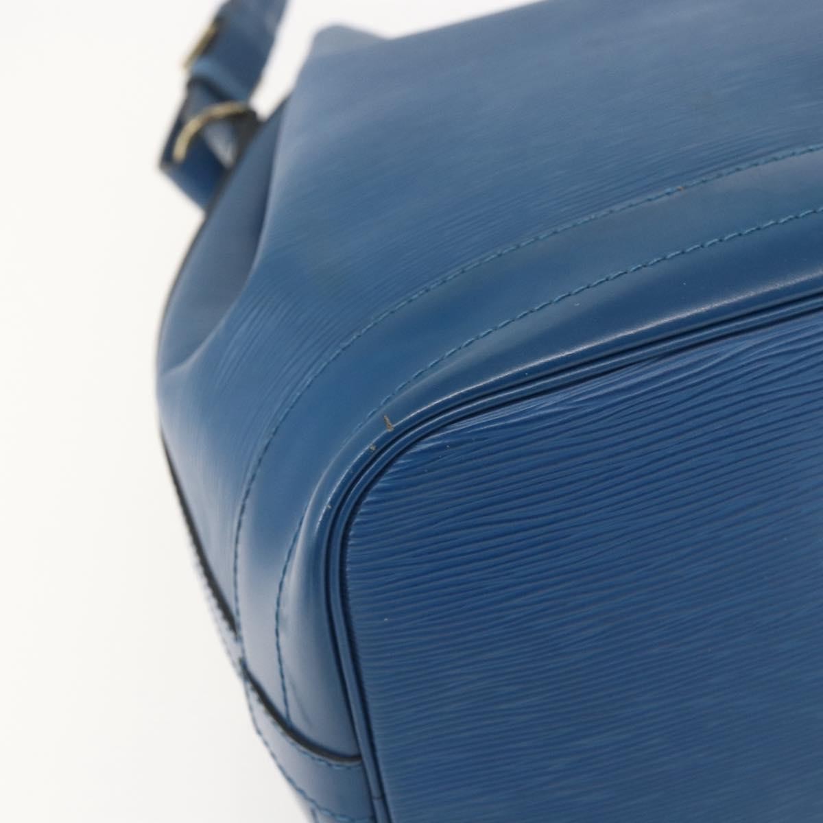 Louis Vuitton Noe Handbag Epi Leather, BLUE, LEATHER, Shoulder bag