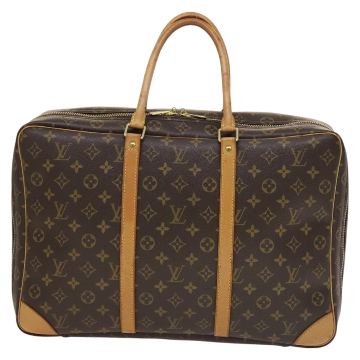 Louis Vuitton Sirius Handbag Monogram Canvas, BROWN, CANVAS, Handbag