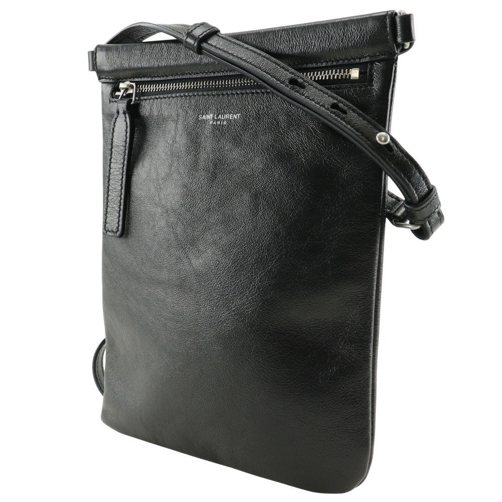 Saint Laurent Sac de Jour Bag Leather, BLACK, LEATHER, Shoulder bag